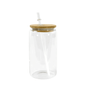 16oz Clear Glass Libbey Can - Blanks & More Wholesale