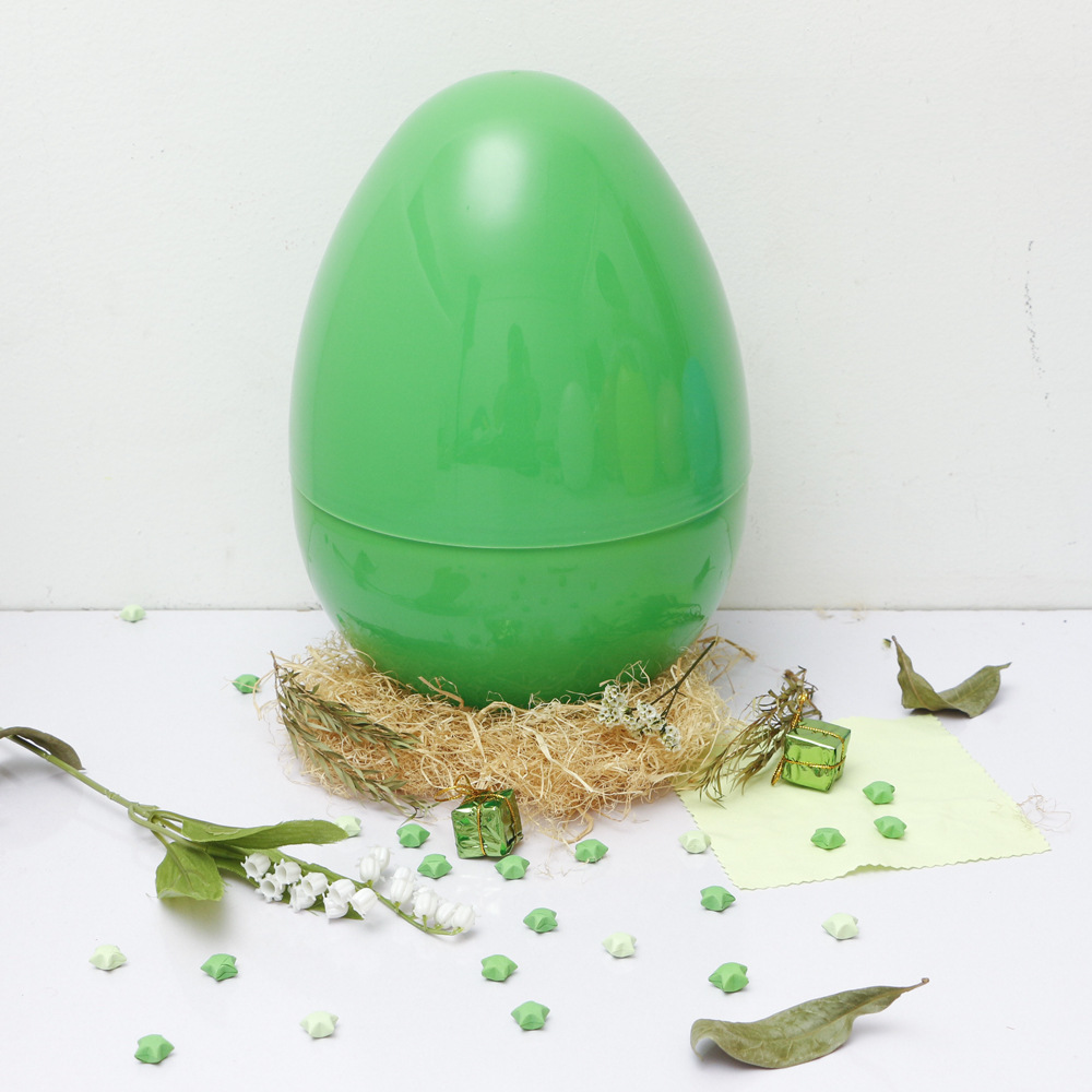 Green 30cm refillable easter eggs