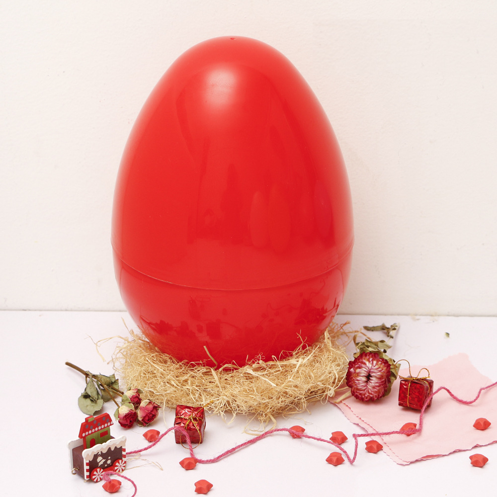 Large Red 30cm refillable easter egg