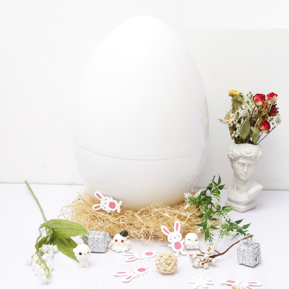 Large White 30cm Refillable Easter Egg