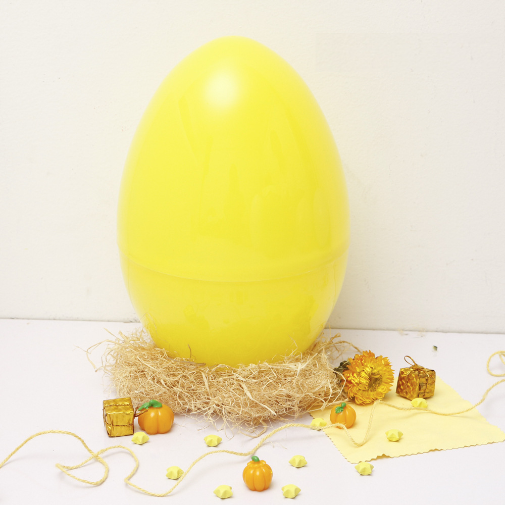 Large Yellow 30cm Refillable Easter Egg